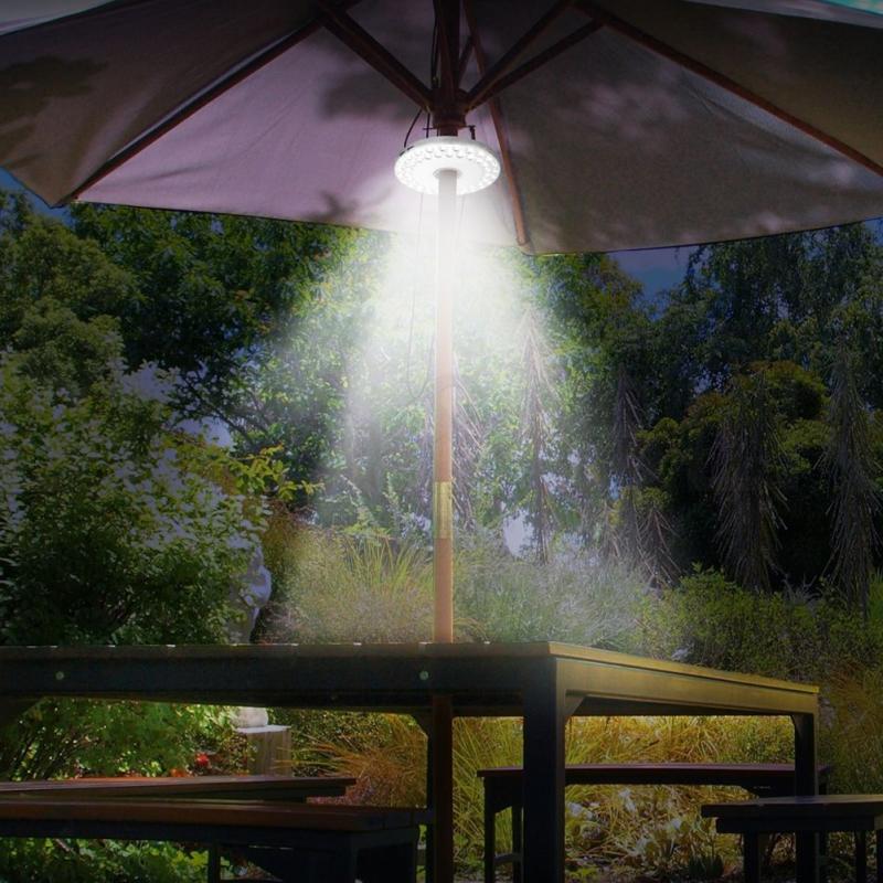 Lampara Led Portátil Para Sombrilla, Jardín