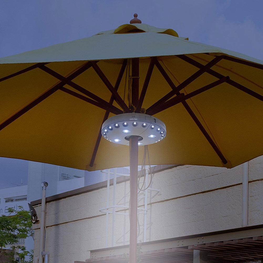 Lampara Led Portátil Para Sombrilla, Jardín