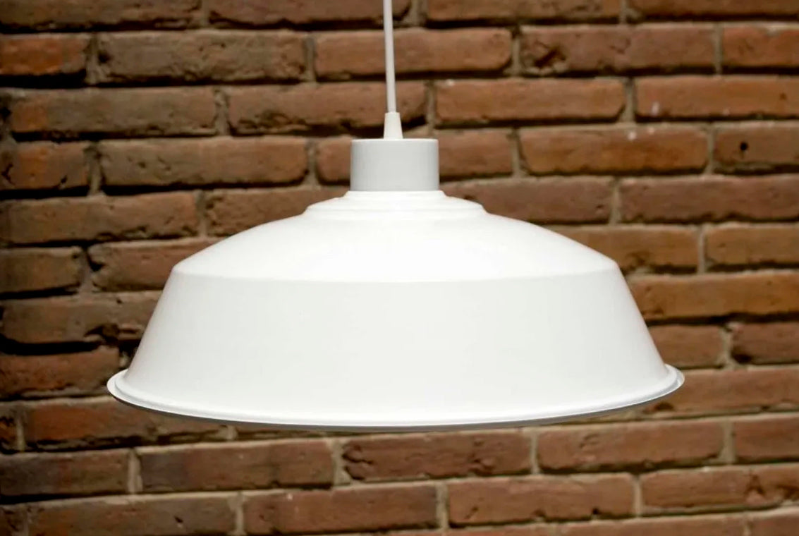 Pantalla Vintage Grande, Blanco