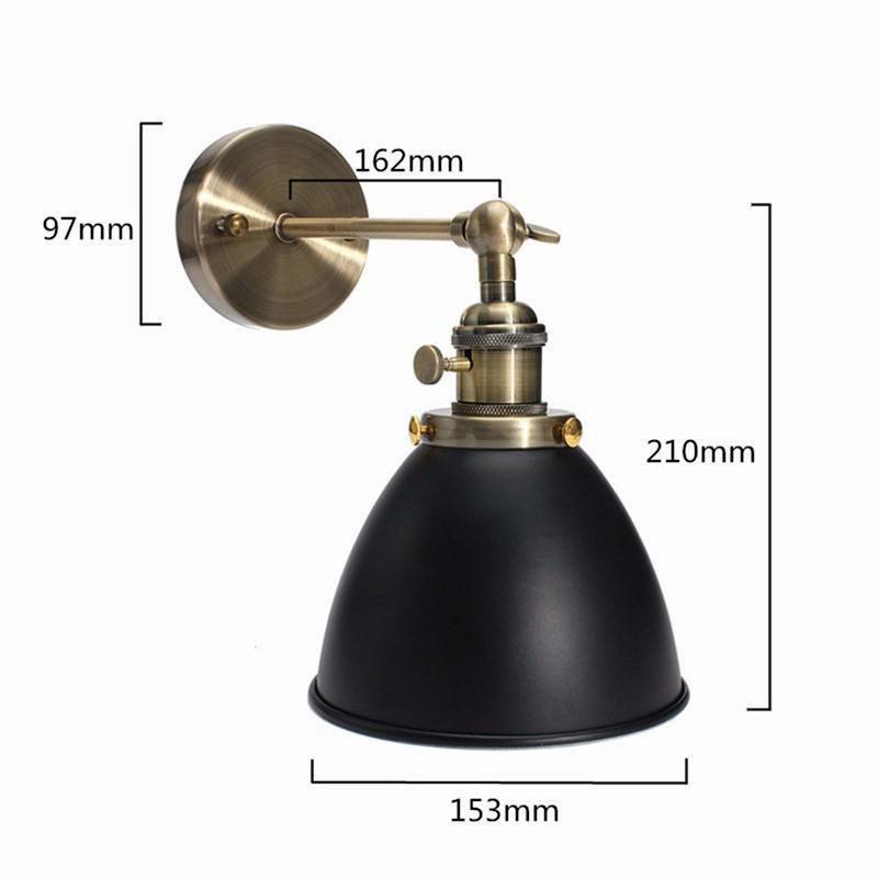 Lampara Vintage Cúpula Metal Vintage