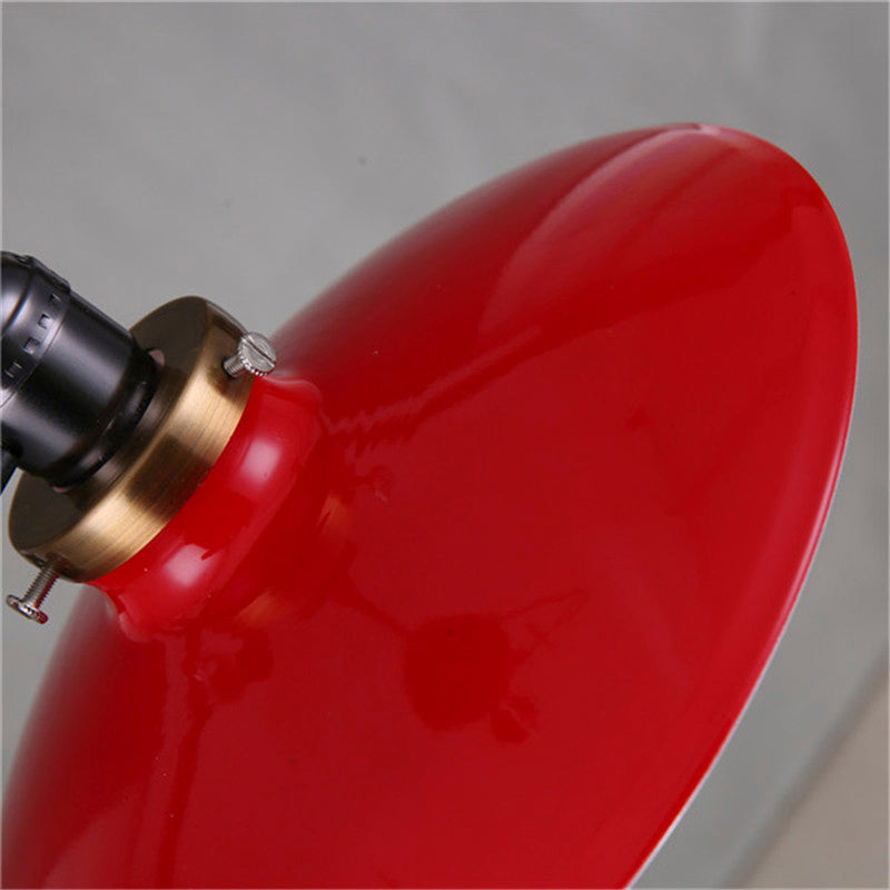 Pantalla Vintage colgante, Rojo Retro