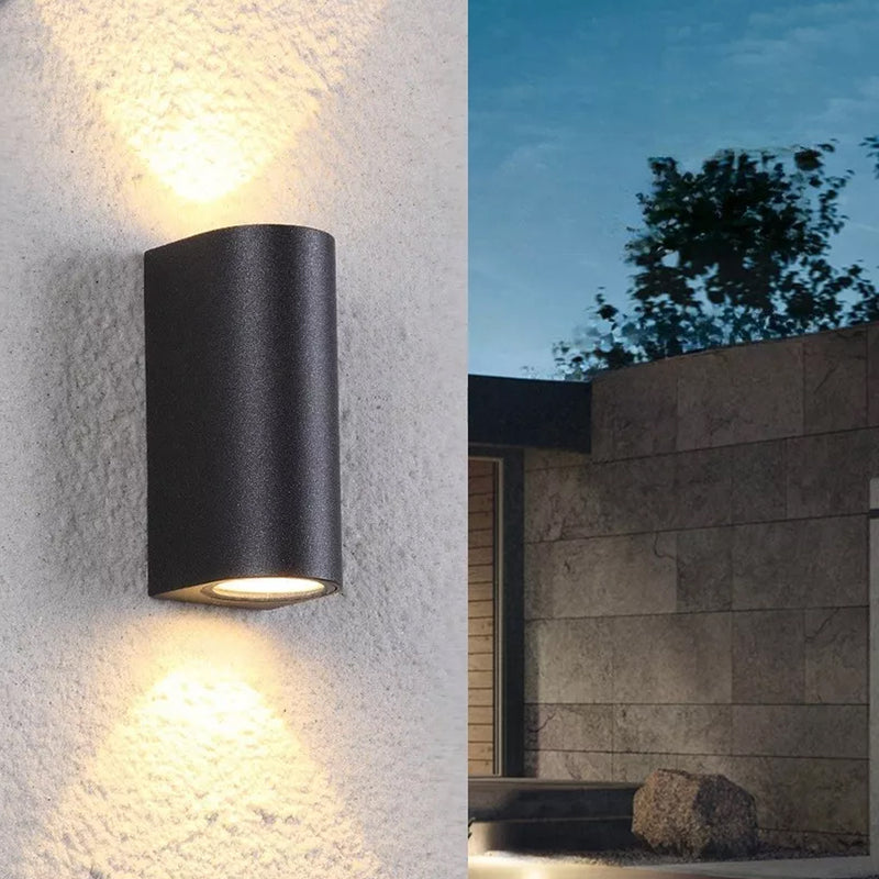 Lampara Led muro Redondo, Luz Cálida, EXTERIOR 2-Pack