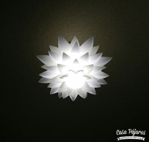 Pantalla colgante Flor Lirio, DIY