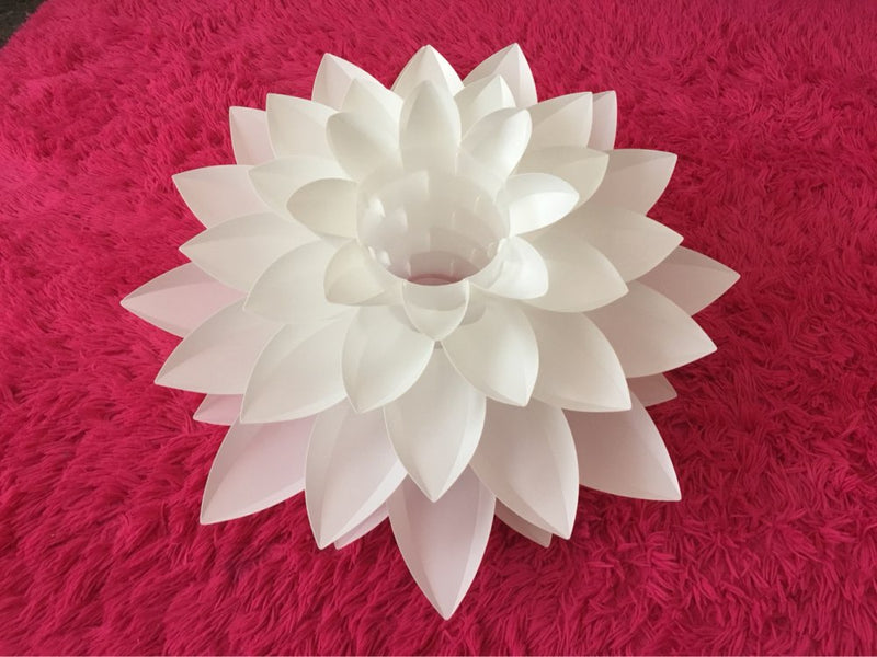 Pantalla colgante Flor Lirio, DIY