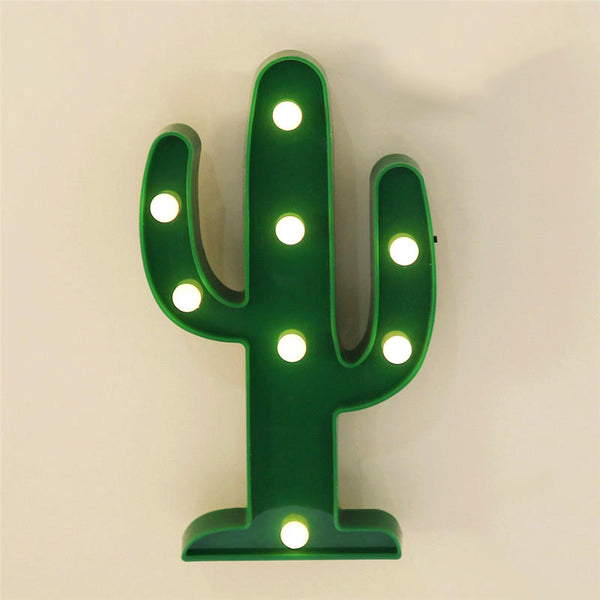 Lampara Led Decorativa De Cactus