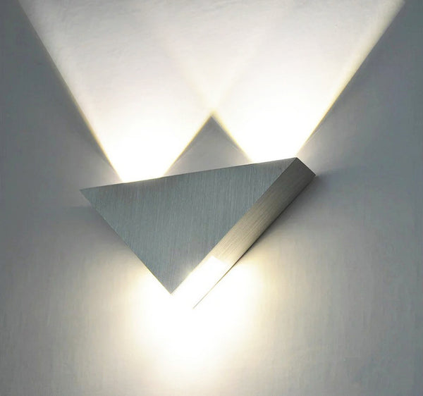 Lampara Led Triangulo Luz Blanca